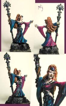 high elf everqueen by ALizardInCrimson