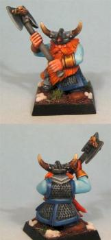 Dwarf warrior with two handed axe by Tyneth