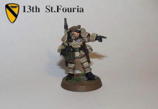Imperial Guard Officer in Carapace Armour by unruler