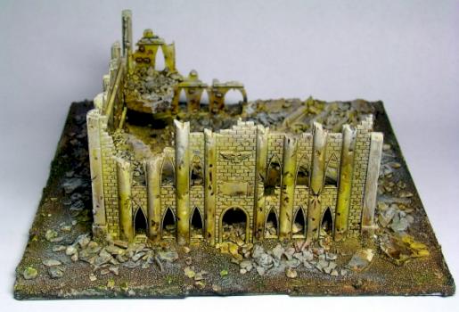 Epic 40K Ruined Building by vikotnik