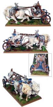 High Elves White Lion Chariot (wip) by SurtR