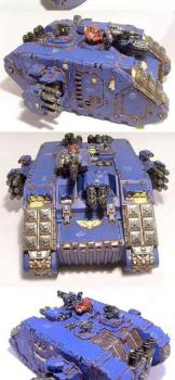 Ultramarines Land Raider Crusader by DarkLostSoul