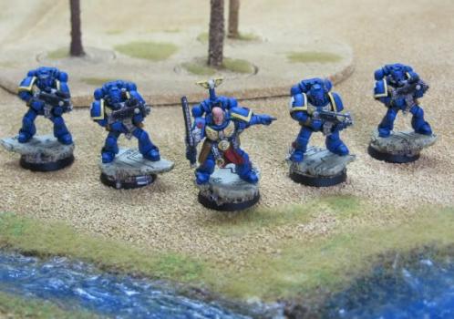 Ultramarine Tactical Squad by Ynnead