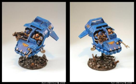 Ultramarines Land Speeder by Volemak