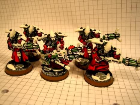 Eldar Warpspiders conversion by Sachiel