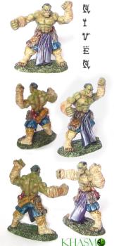 Gungor 1/2 Orc Monk, #02926 by James van Schaik by khasmo
