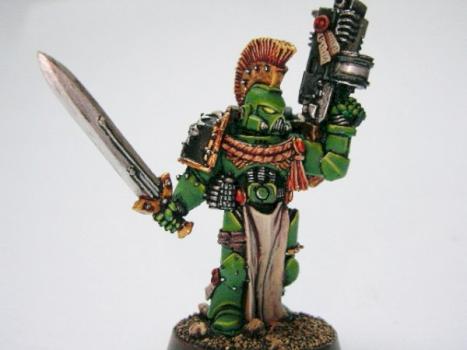 Space Marine Captain by Telkran weus