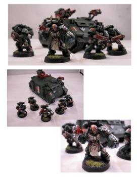 Dark Angels Squad with Razorback by Grimjaw