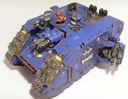 Ultramarines Land Raider Crusader (more high resolution) by DarkLostSoul