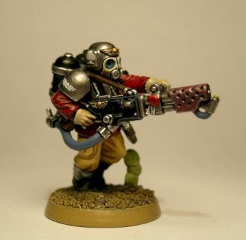 Imperial Guard Ilio infantry with flamethrower by bonecamp1779
