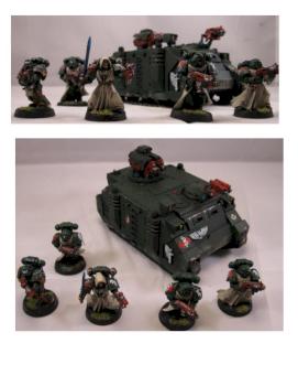 Dark Angels Squad With Razorback 2 by Grimjaw