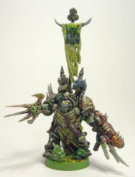 Chaos lord of Nurgle in terminator armour by JacquesAlexandre