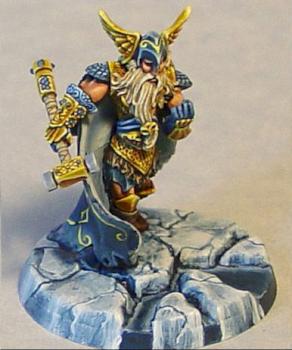 Thor view #2 on sculpted base by James by Wappellious