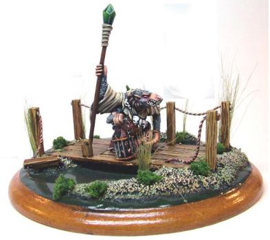 skaven Grey Seer conversion by Minigrrrl