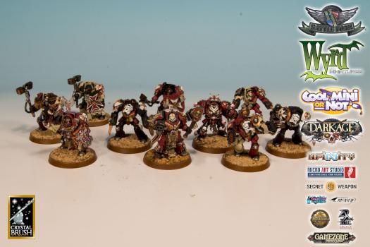 Blood Templar, Terminator Assault Squad by Nicholas Roche