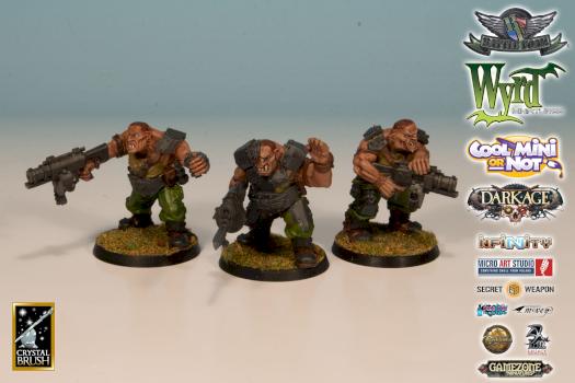 Ogryn squad by Kristofer Lewison