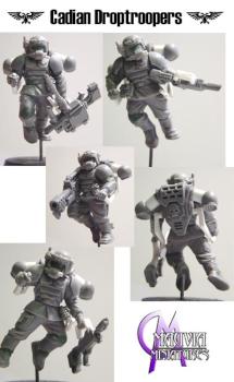 Cadian Droptroopers by mauvia