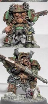 Typhus, The Traveller, Herald of Nurgle, Host of the Destroyer Hive by Matyilinko