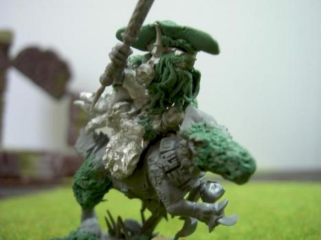 WIP Saurus Hero on Cold One Conversion. by Dartz