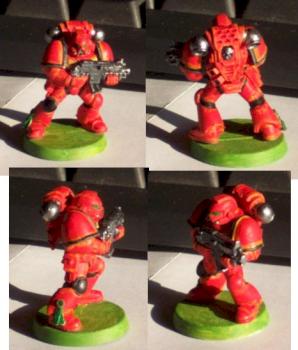 My second Space Marine - a Blood Angel by oenone