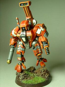 Tau XV-84 Battlesuit - Scratch built by bradshaw