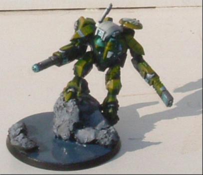 Forge world tau battle suit by Padiwan Chris