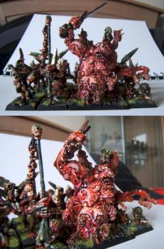 Great Unclean One and Plaguebearers by Khabuldashudeth