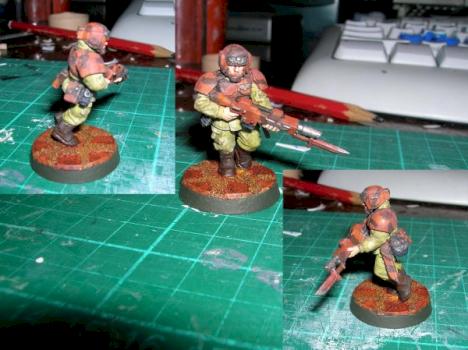 Cadian shock trooper (with base fixed) by cheaky