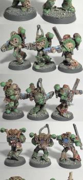 Death Guard havoc squad by Matyilinko