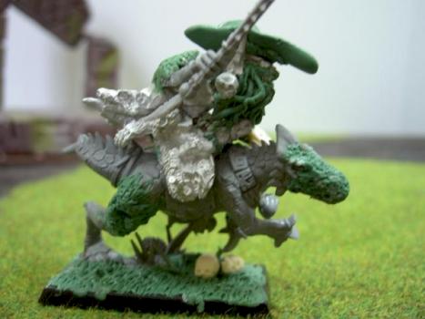 WIP Saurus Hero on Cold One Conversion. View 2 by Dartz