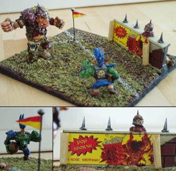 Diorama Blood Bowl by dju
