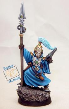 Eldar Warlock by pewtermonkey