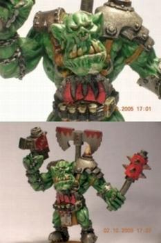 Ork Nob For Gorkamorka by painted with passion