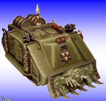 Rhino of Nurgle by Wes