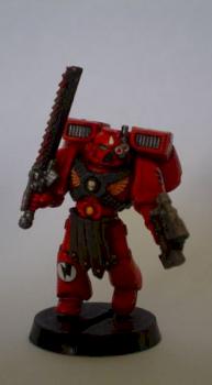 Space Marine of the Emperors Fury Chapter by lordzenith