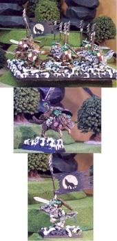 Goblin Wolf rider unit by Angrybeaver