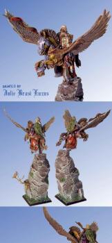 Bretonnian Duke on Pegasus by Julie Brasi Luxus by Black Gobbo