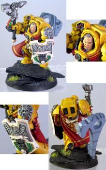 Imperial Fists Captain Lysander by illuminatijack