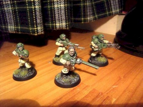 Imperial guard cadian squad by Akore