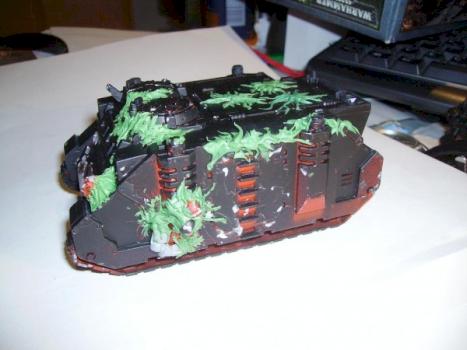 Nurgle Rhino Work in Progress by NoIdea4Nick