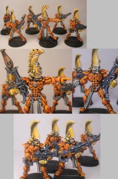 Eldar Fire Dragon Squad by Pedòr