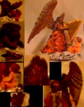 Angel of Music (Angel of Peace) with baby angels by WhiteChocChip