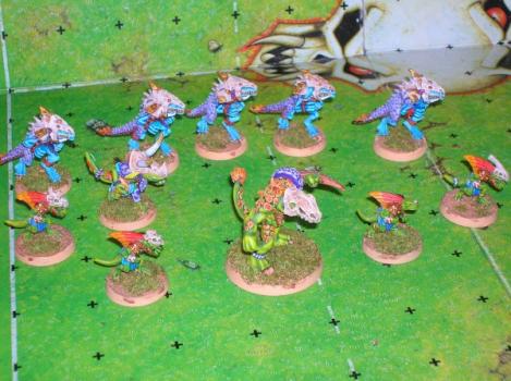 Bloodbowl lizardmen by idonek