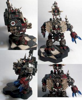 Chaplain Dreadnought of the Flesh Eaters by darkgod