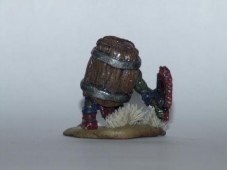 Ork in a barrel by skatteredcat