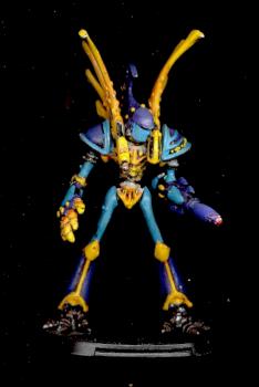 Eldar Phatom Titan by strangeaeons