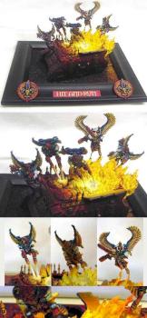 "Hit and Run" - Sister of Battle Seraphim Squad by mycnh