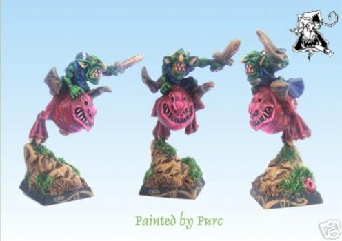 Orcs & Goblins Night Goblin Squig Hopper (2) by Black Gobbo