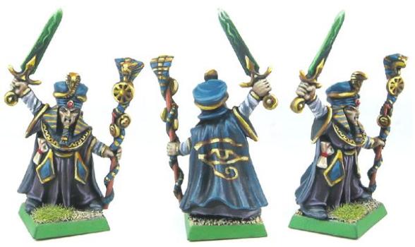 Tomb King Liche Priest by golgfag