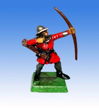 My first miniature (old archer) by Cobbea